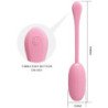 PRETTY LOVE - HUEVO VIBRATORIO RECARGABLE DOREEN PINK