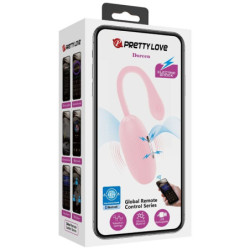 PRETTY LOVE - HUEVO VIBRATORIO RECARGABLE DOREEN PINK