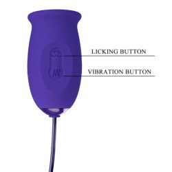 PRETTY LOVE - VIBRADOR ESTIMULADOR RECARGABLE VIOLETA DAISY YOUTH