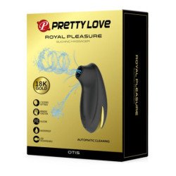 PRETTY LOVE - SUCCIONADOR-MASAJEADOR DE LUJO RECARGABLE NEGRO