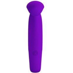 PRETTY LOVE - VIBRADOR DE DEDO RECARGABLE GORGON PÚRPURA