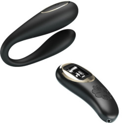 PRETTY LOVE - VIBRADOR DE DOBLE PLACER NATHAN CON CONTROL REMOTO