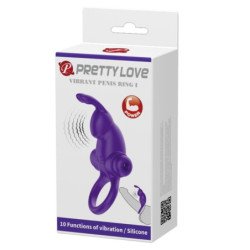 AMOR PRECIOSO - ANILLO VIBRADOR I RABBIT PARA PENE MORADO