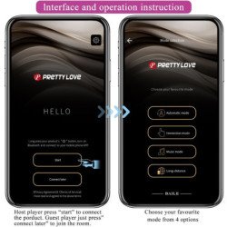 PRETTY LOVE - JEFFERSON - TAPÓN ANAL NEGRO CONTROLADO POR APP