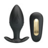 PRETTY LOVE - REGINA ANAL TAPON VIBRADOR RECARGABLE NEGRO