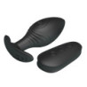 PRETTY LOVE - REGINA ANAL TAPON VIBRADOR RECARGABLE NEGRO