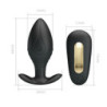 PRETTY LOVE - REGINA ANAL TAPON VIBRADOR RECARGABLE NEGRO