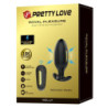 PRETTY LOVE - VIBRADOR ANAL RECARGABLE KELLY PLUG NEGRO
