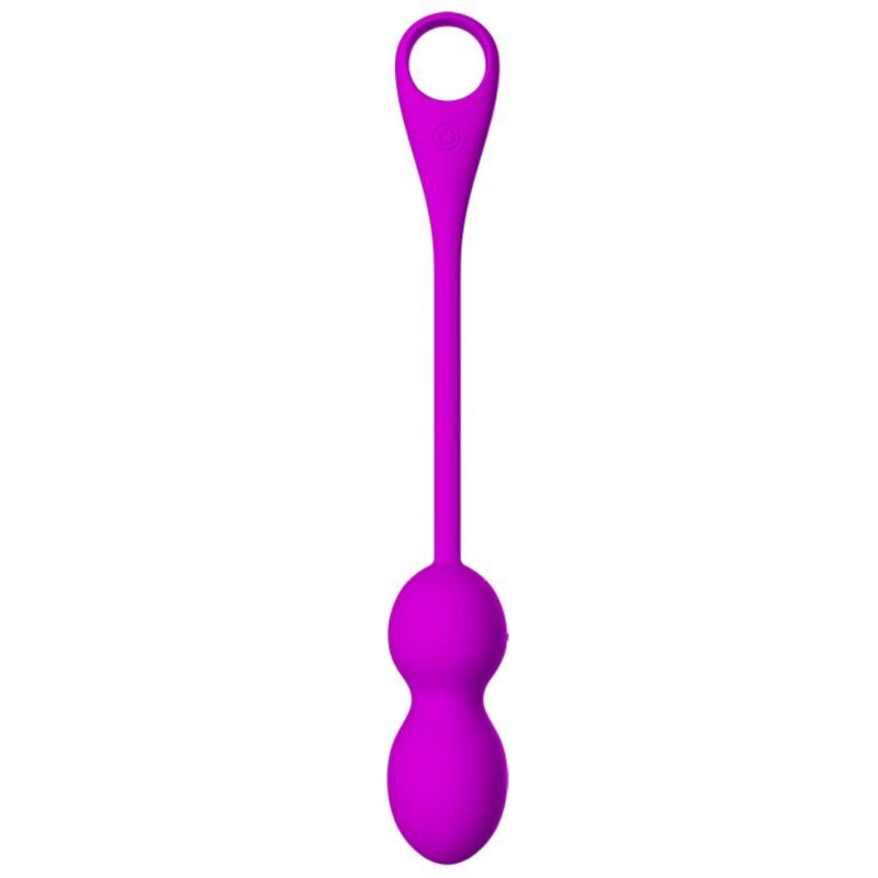 BOLAS VIBRATORIAS RECARGABLES ELVIRA DE AMOR PRECIOSO - MORADO