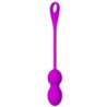 BOLAS VIBRATORIAS RECARGABLES ELVIRA DE AMOR PRECIOSO - MORADO