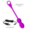 BOLAS VIBRATORIAS RECARGABLES ELVIRA DE AMOR PRECIOSO - MORADO