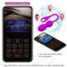 BOLAS VIBRATORIAS RECARGABLES ELVIRA DE AMOR PRECIOSO - MORADO