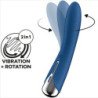 SATISFACTOR - VIBRADOR GIRATORIO AZUL PARA EL PUNTO G