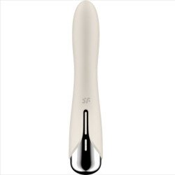 SATISFACTOR - VIBRADOR GIRATORIO 1 PARA EL PUNTO G, COLOR BEIGE