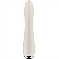 SATISFACTOR - VIBRADOR GIRATORIO 1 PARA EL PUNTO G, COLOR BEIGE
