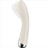 SATISFACTOR - VIBRADOR GIRATORIO 1 PARA EL PUNTO G, COLOR BEIGE