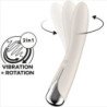 SATISFACTOR - VIBRADOR GIRATORIO 1 PARA EL PUNTO G, COLOR BEIGE