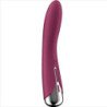 SATISFACTOR - VIBRADOR ROTATORIO DE PUNTO G CON GIRO 1, ROJO