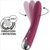 SATISFYER - VIBRADOR ROTATORIO DE PUNTO G CON GIRO 1, ROJO