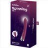 SATISFACTOR - VIBRADOR ROTATORIO DE PUNTO G CON GIRO 1, ROJO
