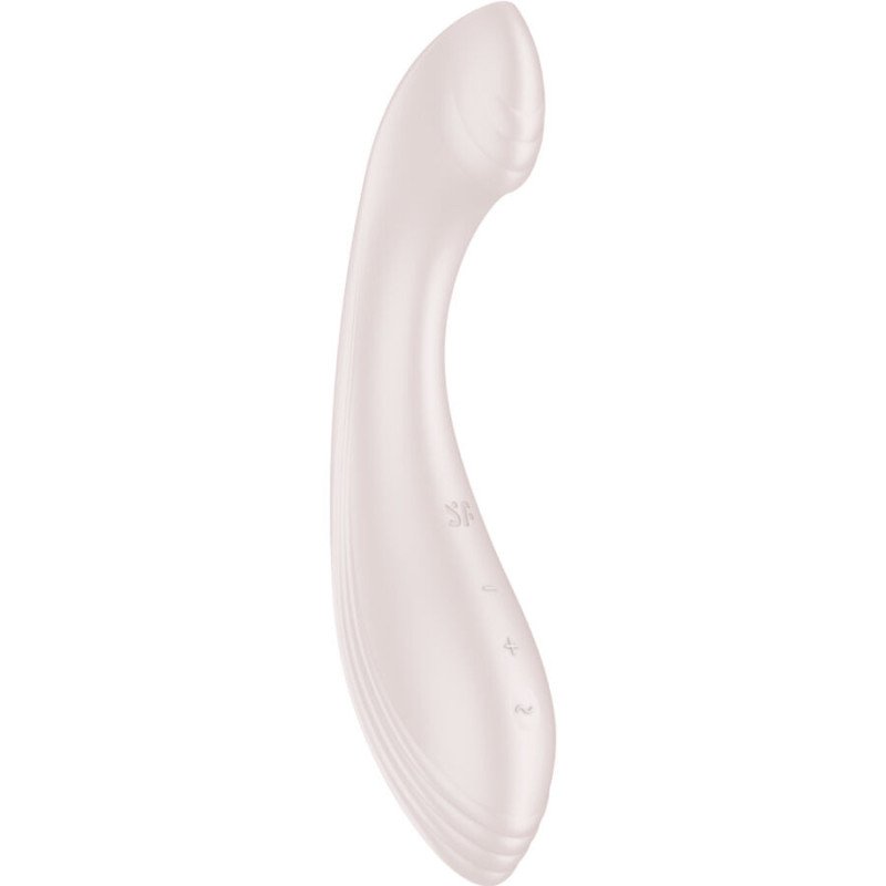 SATISFACTOR - VIBRADOR DE FUERZA G - ESTIMULADOR DEL PUNTO G BEIGE