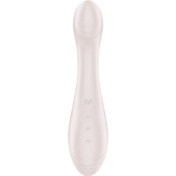 SATISFACTOR - VIBRADOR DE FUERZA G - ESTIMULADOR DEL PUNTO G BEIGE