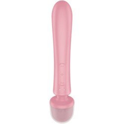 SATISFYER - TRIPLE LOVER MASAJEADOR VIBRADOR RABBIT ROSA