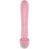 SATISFYER - TRIPLE LOVER MASAJEADOR VIBRADOR RABBIT ROSA