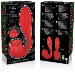 MIA - ESTIMULADOR SELENA VIBRATORIO + GOLPEO ROJO