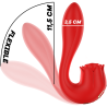 MIA - ESTIMULADOR SELENA VIBRATORIO + GOLPEO ROJO