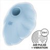 SATISFACTOR - CLOUD DANCER VIBRADOR DE PULSO DE AIRE AZUL