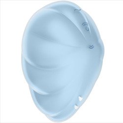 SATISFACTOR - CLOUD DANCER VIBRADOR DE PULSO DE AIRE AZUL