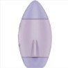SATISFACTOR - VIBRADOR DE DOBLE IMPULSO PEQUEÑO LILA DE CONTROL DE MISIÓN