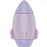 SATISFACTOR - VIBRADOR DE DOBLE IMPULSO PEQUEÑO LILA DE CONTROL DE MISIÓN