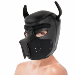 DARKEST - MÁSCARA DE NEOPRENO PARA PERROS CON BOZAL DESMONTABLE L