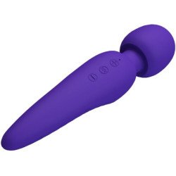 PRETTY LOVE - MASAJEADOR MEREDITH 12 MODOS DE VIBRACIÓN MORADO