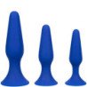 CALEXOTICS - KIT ADMIRAL 3 TAPÓN ANAL AZUL