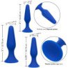 CALEXOTICS - KIT ADMIRAL 3 TAPÓN ANAL AZUL