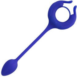 CALEXOTICS - ANILLO PARA PENE CON PESO ADMIRAL AZUL