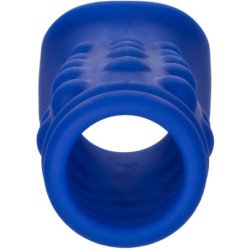 CALEXOTICS - Funda para pene con cuentas Admiral, silicona líquida azul