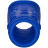 CALEXOTICS - Funda para pene con cuentas Admiral, silicona líquida azul
