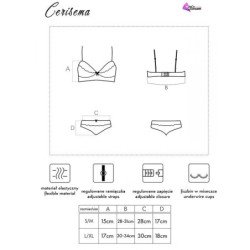 MODA LIVCO CORSETTI - CERISEMA LC 21005 SUJETADOR + PANTY CORAL