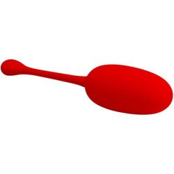 PRETTY LOVE - HUEVO VIBRADOR RECARGABLE KNUCKER ROJO