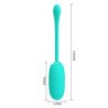 PRETTY LOVE - HUEVO VIBRATORIO RECARGABLE IMPERMEABLE JULIUS VERDE AGUA