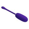 PRETTY LOVE - HUEVO VIBRATORIO RECARGABLE E IMPERMEABLE JULIUS, COLOR MORADO