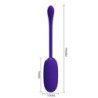 PRETTY LOVE - HUEVO VIBRATORIO RECARGABLE E IMPERMEABLE JULIUS, COLOR MORADO