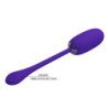 PRETTY LOVE - HUEVO VIBRATORIO RECARGABLE E IMPERMEABLE JULIUS, COLOR MORADO