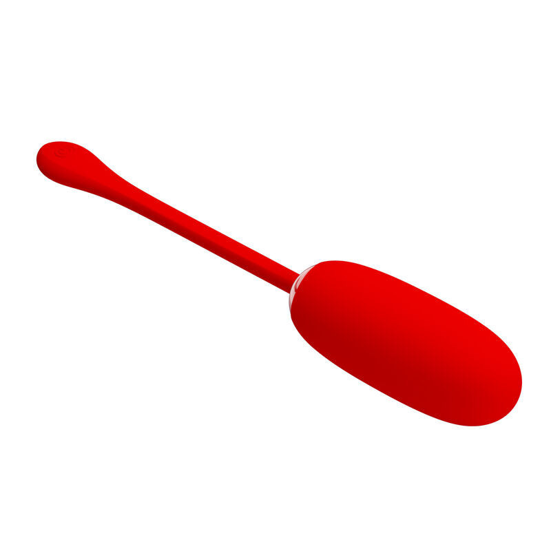 PRETTY LOVE - HUEVO VIBRADOR RECARGABLE E IMPERMEABLE JULIUS ROJO