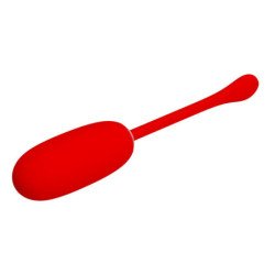 PRETTY LOVE - HUEVO VIBRADOR RECARGABLE E IMPERMEABLE JULIUS ROJO