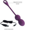 PRETTY LOVE - ELVIRA BOLA DE KEGEL CON CONTROL REMOTO MEDIANTE APP MORADO